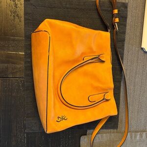 Vibrant Orange Crossbody Bag